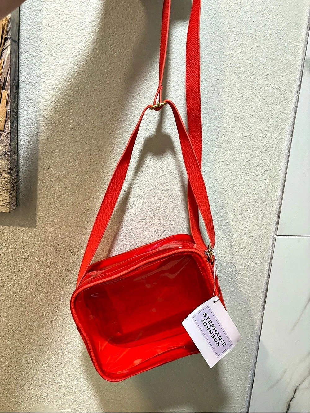 Stephanie Johnson Red Crossbody Bag NWT
